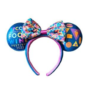 Authentic Disney 2022 Epcot Food & Wine Festival Minnie Ears - NWOT